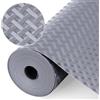 Origuuds Tappetino per Cassetti, Tappetini Non-Adesivo EVA Plastica Rivestimento Cassetti per Cassetto Frigorifero Cucina Ripiani (Grigio/30cm x 300cm)