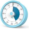 Furron King Timer Visivo 60 Minuti per Bambini, Classe, Studio, Insegnanti, Cucina, Palestra, Tè, ADHD (Blu)