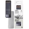 Winsor&Newton Scatola in metallo da 6 matite in carboncino Winsor&Newton nero 0490025