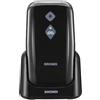 BRONDI - Cellulare AMICO SICURO PLUS - BLACK METAL - Bluetooth 2.1 - Con fotocamera digitale integrata - Con Lettore MP3 - Con vibrazione