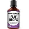 Body Attack Flav Drops®, Blueberry, Aromatropfen für Lebensmittel, zuckerfreie Flavour Drops ohne Kalorien, vegan & Qualität Made in Germany (50ml)