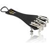 Dilwe Set di corde per violino, cordiera 3 in 1 in ebano, violino, set di corde adatti per 4/3/4/4 violino, accessori per musicisti, studenti e professionisti