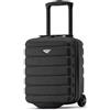 Flight Knight Lightweight 2 Wheel ABS Hard Case Valigie Bagaglio a Mano in Cabina Approvato Per Oltre 100 Compagnie Aeree Tra Cui Easyjet E Dimensioni Massime Per Vueling E Wizz Air 40x30x20cm