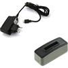 bg-akku24 - Caricatore e alimentatore di rete per Nikon Coolpix B700, P600, P610, P900, S810C, EN-EL23