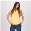 Cuddl Duds Polo a maniche corte con scollo a V