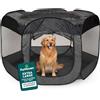 Furhaven Pop Up Playpen Pet Tent Playground - Gray, Extra Large