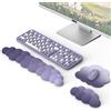 MoKo Supporto Polso Nuvola MoKo Per Tastiera E Mouse Con Tappetino, Viola