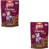 Rinti Chicko Plus Fetta di paté di fegato | Confezione Doppia | 2 x 80 g | Biscotti per cani | Petto di pollo ripieno di fegato di pollo | Essiccazione delicata all'aria senza additivi