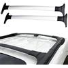 XNASU Barre Trasversali Portapacchi per Ford Ecosport 2013-2021, Alluminio, 150 kg, Compatibile con Automobili, Set di 2, Silver