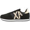 ARMANI EXCHANGE Microfiber Suede Lace Up Sneaker, Scarpe da Ginnastica Donna, 36