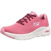 Skechers Arch Fit Big Appeal, Scarpe da Ginnastica Donna, Rosa Rose Mesh Burgundy Trim, 39.5 EU