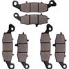 Cyleto anteriore e freni posteriori per Kawasaki ZR-7 ZR750 1999-2004 ZR7-S ZR 750 2001-2005 KZ 1000 Police 2002-2005 VN 1500 Vulcan Nomad 2001-2005 VN 1600 Vulcan Classic 2001-2008