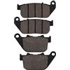 Yerbay Pastiglie Freni Anteriore/Posteriore Kit per Harley Davidson XL 1200 C Sportster Custom 2004-2013/XL 883 Iron 2009-2014/XL 1200 L Sportster Low 2007-2011