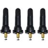 JNNJ 4 Pezzi Stelo Della Valvola TPMS, Stelo Della Valvola TPMS Sistema Di Monitoraggio Della Pressione Degli Pneumatici, Sensore Di Monitoraggio Pressione(Bordo di taglio quadrato)
