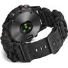 BINLUN Compatibile con Garmin Cinturino Per Quickfit Cinturino 26MM Paracord 550 Resistente Militare Nylon Ricambio Cinturino Ideale per Fenix per Enduro per Tactix per D2(Nero,26MM)