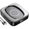 Meatanty Undetectable Mouse Jiggler -Tappetino per mouse a movimento meccanico con display a LED, modello e pulsanti di accensione/spegnimento, simulatore di movimento del mouse, mantiene il PC attivo