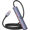 ICZI Hub USB 3.2 10Gbps 4 Porte Multi Sdoppiatore USB3.2 Adattatore con Cavo 120cm per Mac, iMac, Laptop, Desktop, Computer