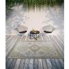 Villeroy & Boch Robert Tappeto moderno per interni ed esterni, in tessuto piatto, boho, etnico, ecologico, resistente alle intemperie e ai raggi UV, per balcone, terrazza, giardino, marrone naturale,