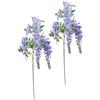 Flair Flower Ramo artificiale di pioggia dorata Wisteria, ramo artificiale, fiore di pioggia blu, finto rattan di seta da appendere, ghirlanda decorativa per feste, casa, matrimoni, fiori estivi