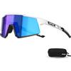 KAPVOE Polarizzati Occhiali Da Ciclismo UV400 Protezione TR90 Sportivi Occhiali Da Sole Donna Uomo Corsa MTB Bicicletta Bici Guida Pesca Golf Running Sport Glasses Bicicletta Viola Nero 17