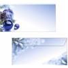 SIGEL DU036 Buste da lettere Natale, Blue Harmony, DL (110x220 mm), 50 pz