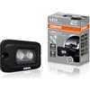 OSRAM LEDriving® Flush Mount WL VX100-FL, LEDFLUSH101-FL, Fari da lavoro a LED OFF ROAD, 600 lumen, fascio luminoso fino a 45 m di lunghezza, 12V/24V, Scatola pieghevole (1 lampada)