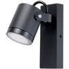 M LEDME Applique da parete Urban Nero IP44 1 x GU10 M LEDME