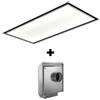 ELICA cappa da soffitto SKYDOME con motore esterno a muro KIT0184135 - PRF0146230A+KIT0184135