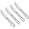 VANRA 4-Piece Children Knives Set Stainless Steel Kids Dinner Knife Child Silver Cutlery Set 6.8-inch (4 knives)