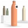 LARS NYSØM Borraccia Termica 1500ml in Acciaio Inox | Bottiglia isolata 1.5 litro | Bottiglia d'Acqua a Tenuta stagna per Sport, Bicicletta, Cane, Bambino, (Pumpkin Orange, XL 1500ml)