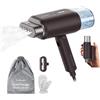 Newbealer Ferro da Stiro Verticale, Stiratrice Verticale da Viaggio Doppia Tensione 100V-240V, Riscaldamento Rapido 20s, Spegnimento Automatico, Serbatoio dell'acqua Rimovibile 180ml，Marrone