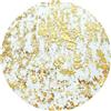 WEINIBAO Tovagliette Rotonde Oro, 12 Pezzi Tovagliette Colazione Sottopiatti Rotondi Rete Placemats, Tappetini da Pranzo in Lamina d'oro, Decorazione per Tavolo da Pranzo, Cucina, Ristorante, Matrimoni, Festa