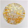 WEINIBAO Tovagliette Rotonde Nere e Oro, 24 Pezzi Tovagliette Colazione Sottopiatti Rotondi Rete Placemats, Tappetini da Pranzo in Lamina d'oro, Decorazione per Tavolo da Pranzo, Cucina, Ristorante, Matrimoni