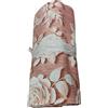 SalGiu Telo Arredo Copritutto Fantasia Floreale Rose e Farfalle Gran Foulard Multiuso in Cotone Matrimoniale 240x260 cm (Cipria)