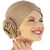 Christine headwear Turbante Zuri in Cotone Supima Extra Morbido di Alta qualità (Grigio Selvaggio)