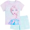 Disney Pigiama Corto Frozen per Ragazze Bambini Pigiama Corto Elsa Set Pigiama Notte, Blu, 9-10 Anni