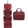 LOVEVOOK Beauty Case da Viaggio Donna da Appendere, Impermeabile Trousse Trucchi Necessaire Alta Capacità porta Trucchi da Viaggio Accessori Utili Makeup Bag con Gancio