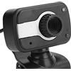 Goshyda Webcam USB con Microfono, Videocamera Web per PC Webcam USB Clip-on Webcam Full HD con Microfono HiFi Integrato, per Desktop, Videoconferenze per Laptop