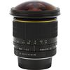 Goshyda Obiettivo Fisheye Ultra Grandangolare da 8 Mm F3.0, Angolo di Visione di 180° 10 Elementi in 7 Gruppi Obiettivo Fisheye con Messa a Fuoco Manuale per D3200, D3300, D3400,