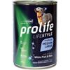 Prolife Lifestyle Pesce Bianco Fresco Cibo Umido Per Cani Maturi Taglia Media/grande Lattina 400g