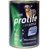 197b Prolife Lifestyle Pesce Bianco Fresco Cibo Umido Per Cani Maturi Taglia Media/grande Lattina 400g 197b 197b