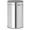 Brabantia Touch Bin New Recycle Pattumiera Anti-Impronte, Metallo, 23 + 10 litri, Inox Satinato FPP