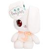 PEEKAPETS Coniglietto Bianco, Divertente, Dolce e Soffice Peluche che Muove le Orecchie e fa Cucú se gli Schiacci il Pancino - Il regalo Morbidoso per Neonati e Bambini +4 Anni