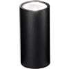 Ondaluce Lampada faretto da interno FILO in alluminio verniciato 6x12 cm Nero