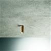 Ondaluce Lampada faretto da interno FILO in alluminio verniciato 6x12 cm Oro