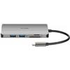 D-Link Hub USB C D-Link Argentato 100 W