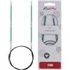KnitPro MAGLIA PRO 80 cm x 3 mm in alluminio fisso ferri-Zing circolari per maglieria Verde