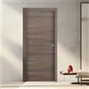 Leroy Merlin Porta tamburata scorrevole Chic marrone L 80 x H 210 cm reversibile