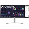 Lg Monitor led 34'' Lg 34WQ650 4K Ultra HD 2560x1080p 5ms classe F Argento/Bianco [34WQ650]