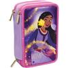 ASTUCCIO SCUOLA 3 ZIP CON CORREDO WISH BY SEVEN